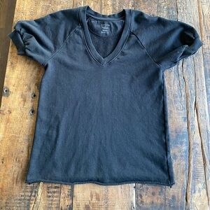 PerfectDD Black V-Neck organic Cotton T-Shirt
